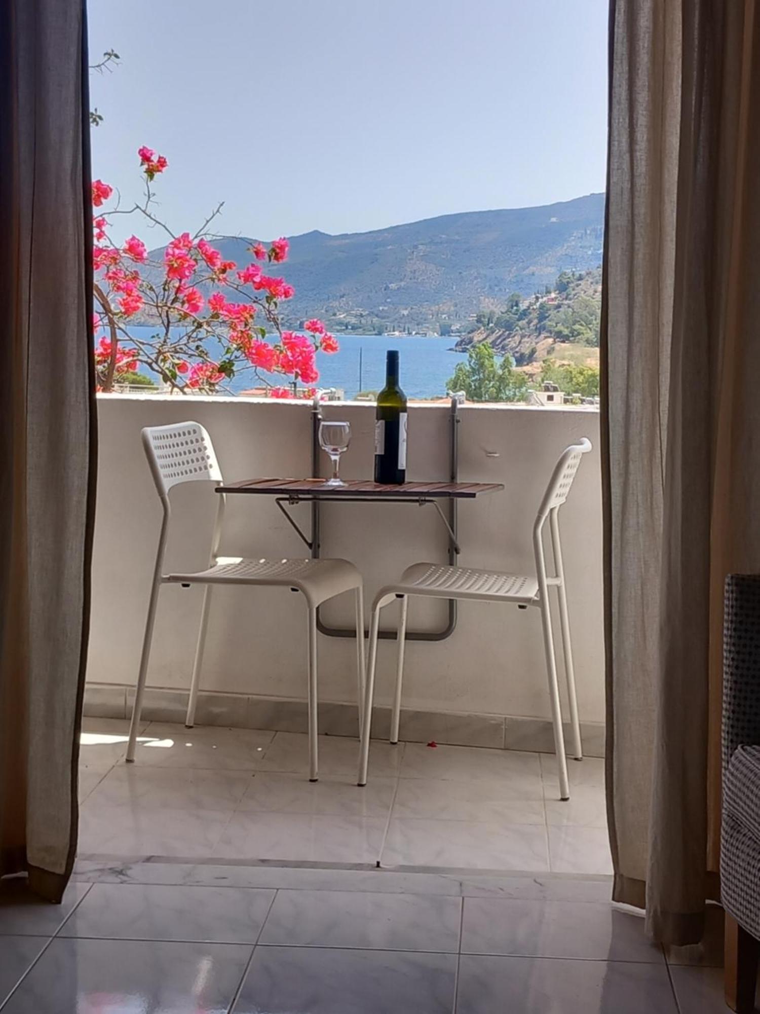 Forest & Sea Apartment Poros Town Bilik gambar